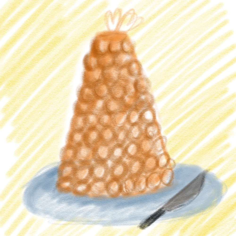 dessin d'une pièce monté